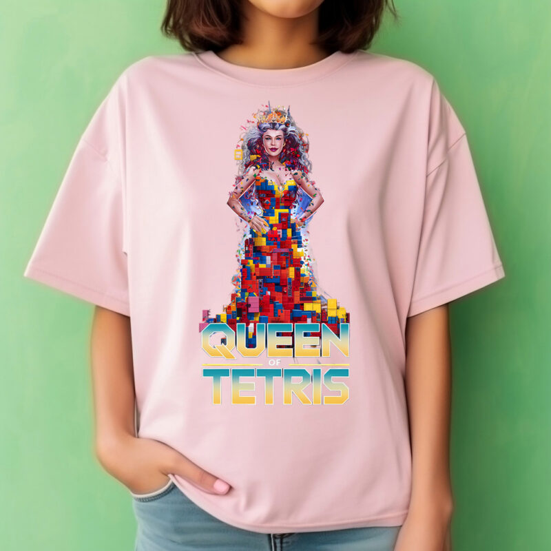 Queen of Tetris – Póló